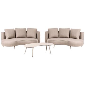 Set divani con tavolino en Olefina Retrò PARORI