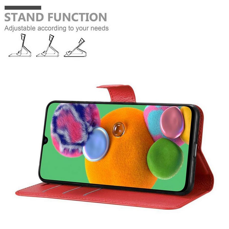 Cadorabo  Hülle für Samsung Galaxy A90 5G Standfunktion, Kartenfach 