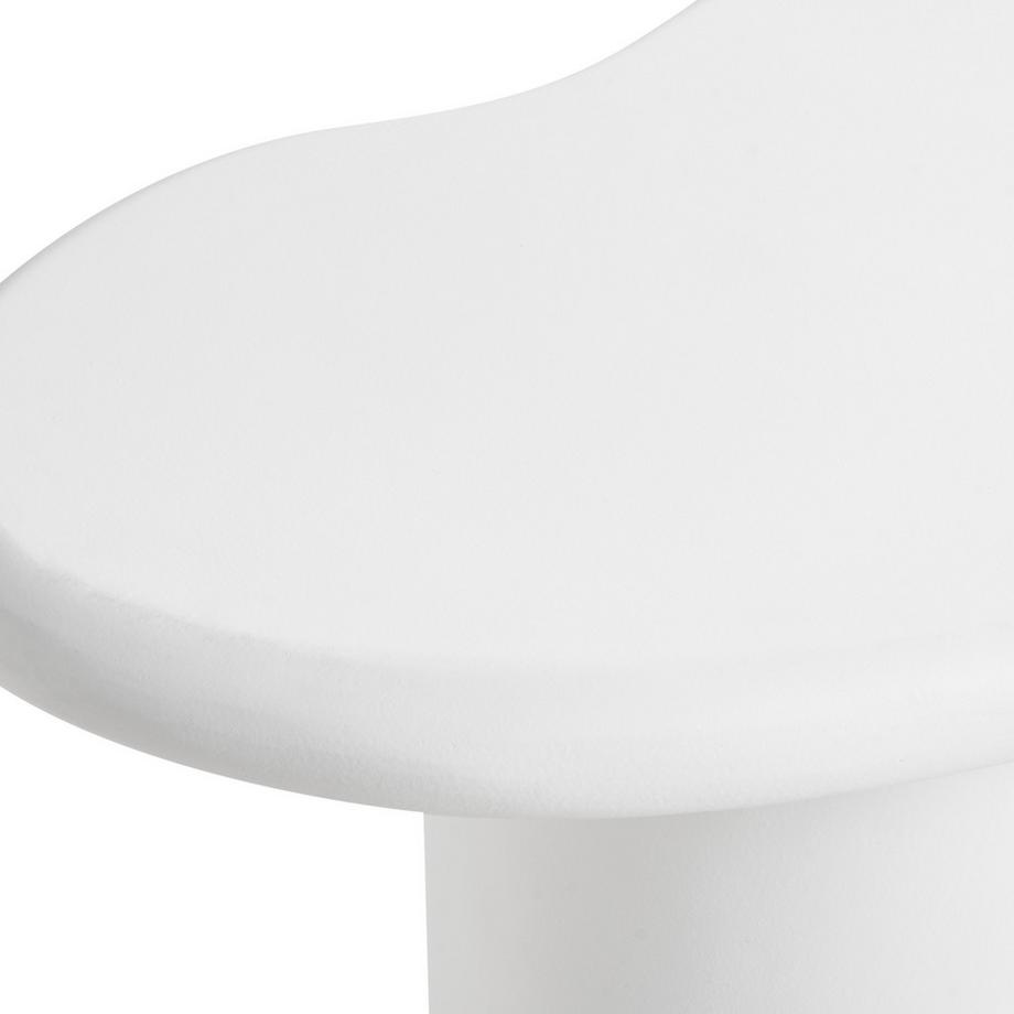 Beliani Table d'appoint en Oxyde de magnésium Scandinave ARSOLI  