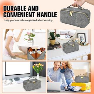 Only-bags.store Cosmetic Bag Portable Travel Make-up Bag with Large Capacity Waterproof Organizer Cosmetic Bag Portable Travel Make-up Bag with Large Capacity Waterproof Organizer 