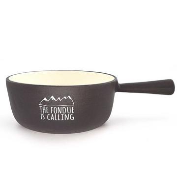 Fonduetopf aus Gusseisen - Fondue ruft, Liter Heidi Cheese Line