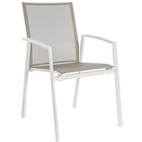 mutoni Chaise de jardin avec accoudoir  