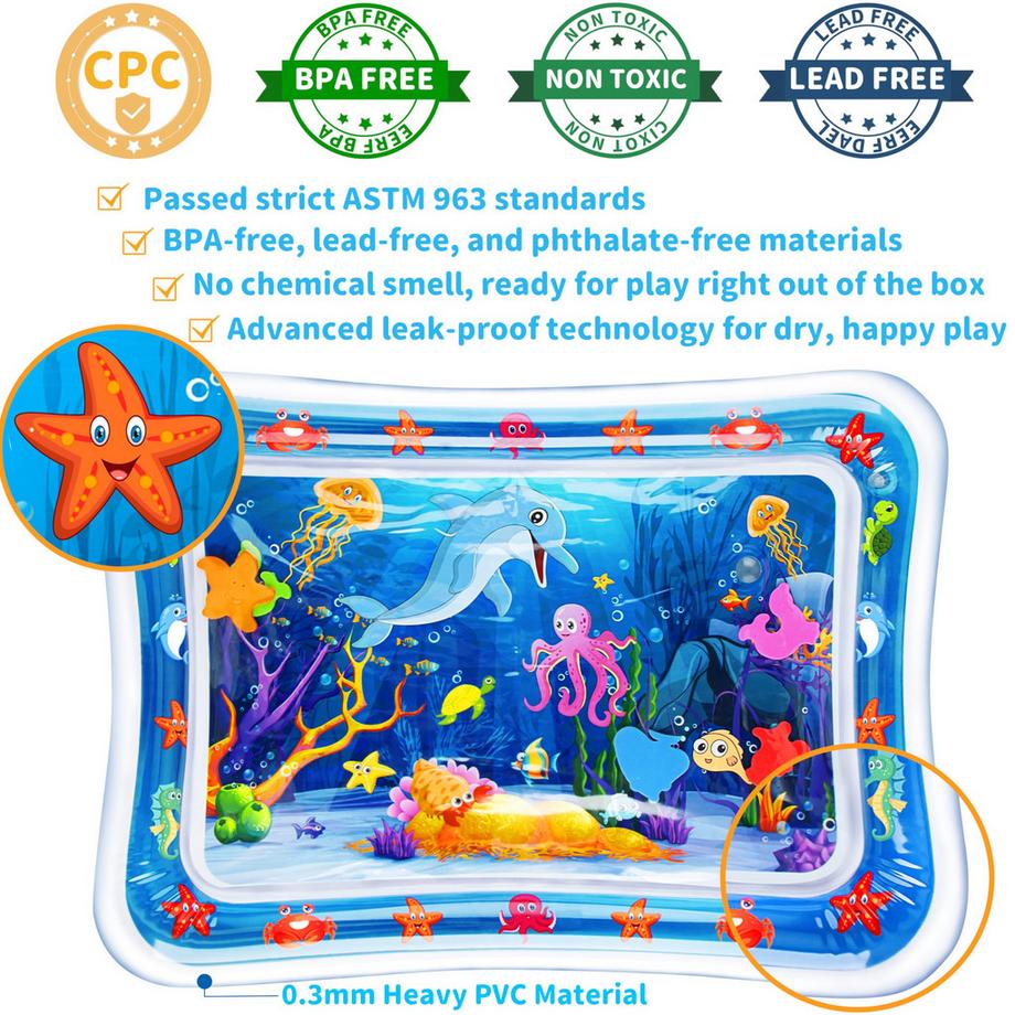 Activity-board  Wassermatte, Wasserspielmatte für Babys 