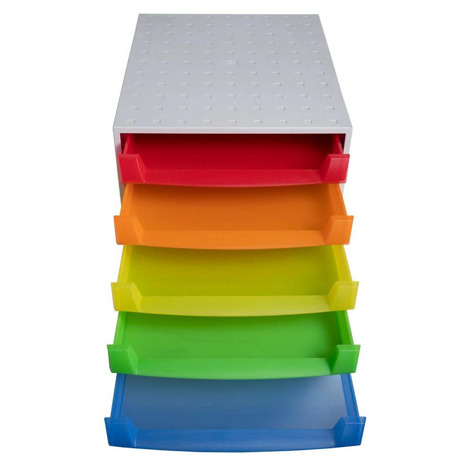 Exacompta Cassettiera THE BOX 5 cassetti Linicolor  