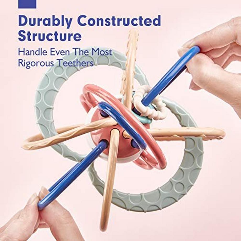 Activity-board  Baby Rassel und Sensorische Beißring Ball 