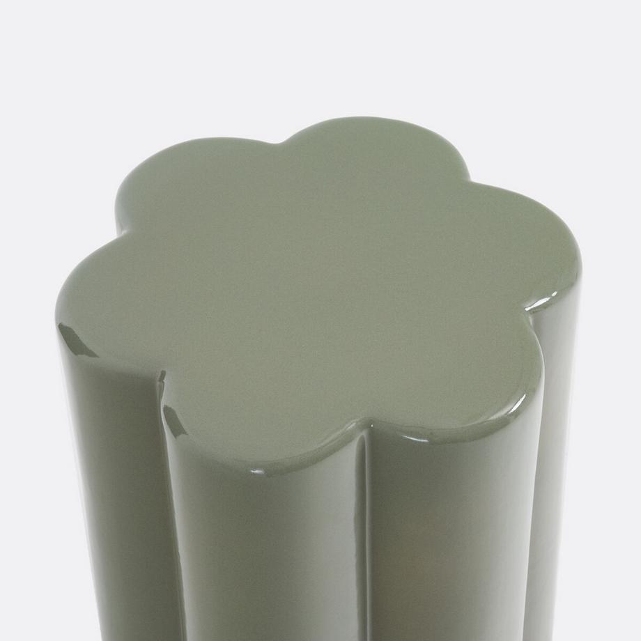 La Redoute Intérieurs Bout de canapé et chevet fleur en céramique  