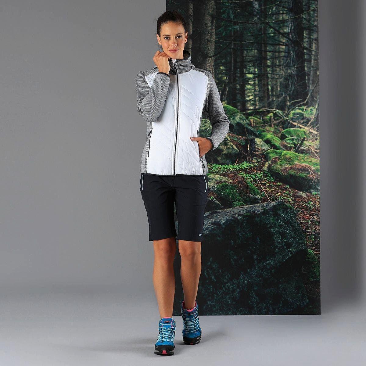 CMP Hybridjacke mit Kapuze  