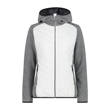 damen hybridjacke mit kapuze