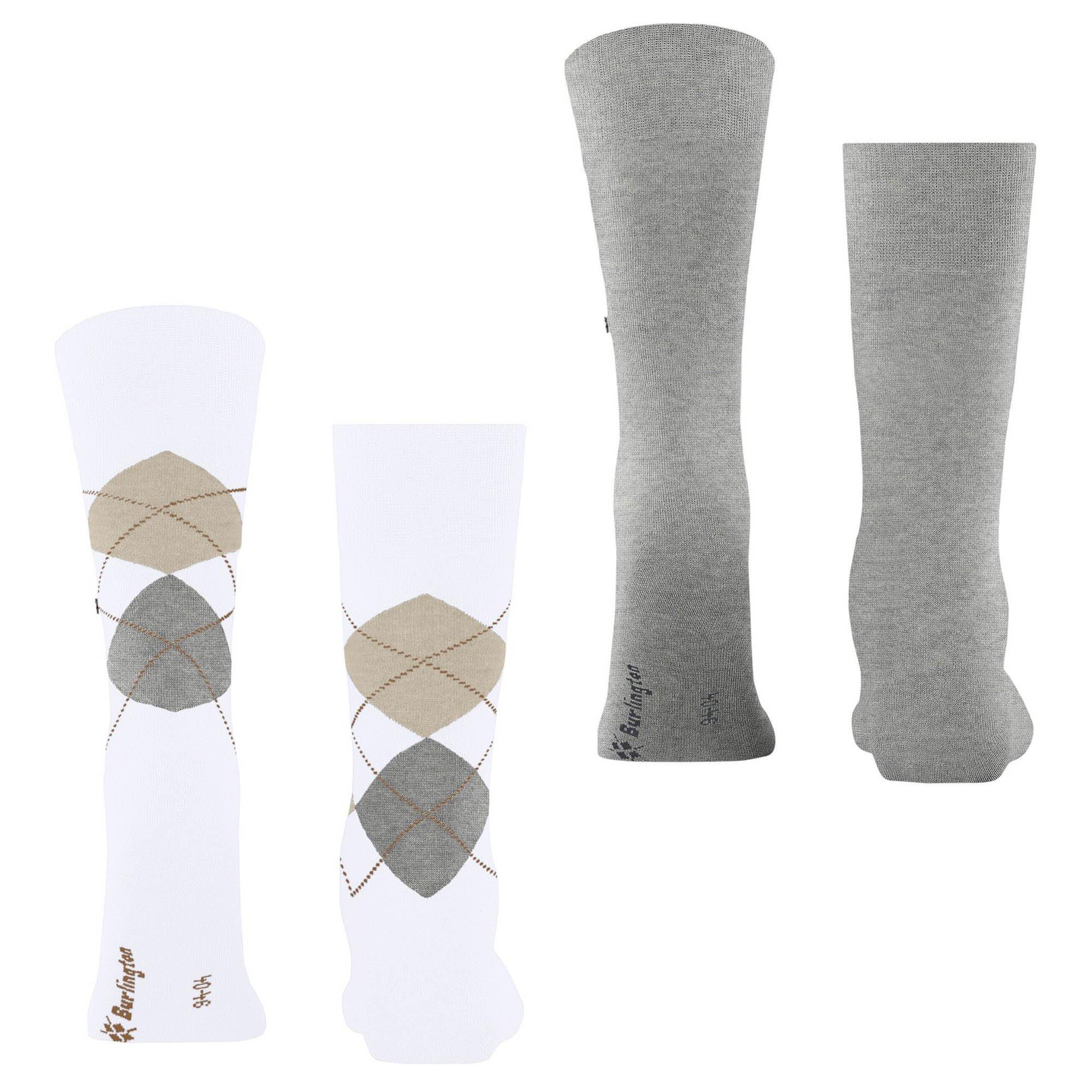 Burlington Everyday Lot de 2 paires de chaussettes hauteur mollet  