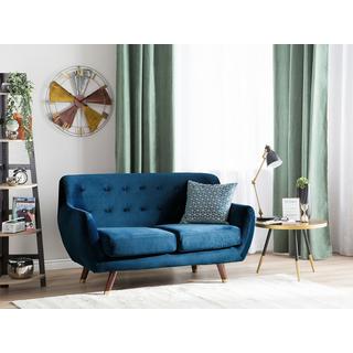 Beliani 2 Sitzer Sofa aus Samtstoff Glamourös BODO  