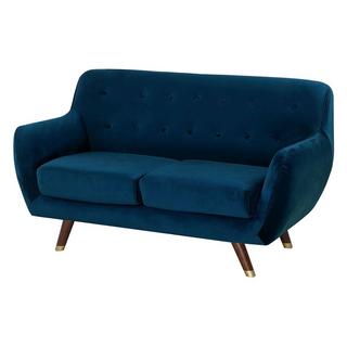 Beliani 2 Sitzer Sofa aus Samtstoff Glamourös BODO  