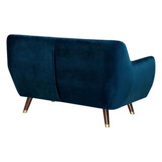 Beliani 2 Sitzer Sofa aus Samtstoff Glamourös BODO  