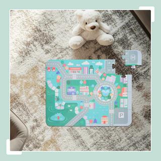 Northix  Set di blocchi di legno per costruzioni City 