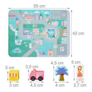 Northix  Set di blocchi di legno per costruzioni City 