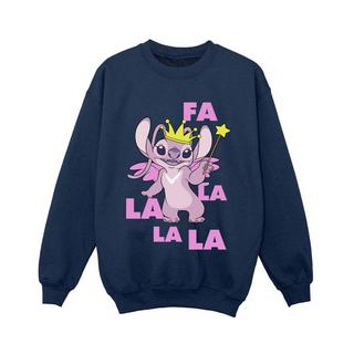 Disney  Angel Fa La La Sweatshirt 