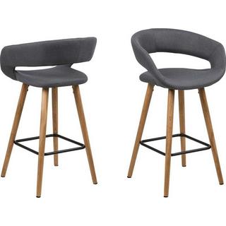 mutoni Tabouret de bar basse cabot gris foncé  