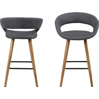 mutoni Tabouret de bar basse cabot gris foncé  