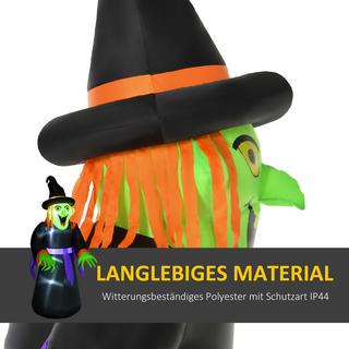 HOMCOM Sorcières gonflables d'Halloween  