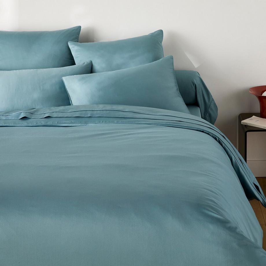 Bettdeckenbezug aus Baumwollsatin
