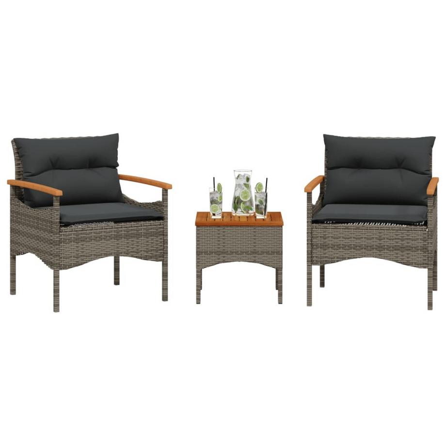 VidaXL Garten sofagarnitur poly-rattan  