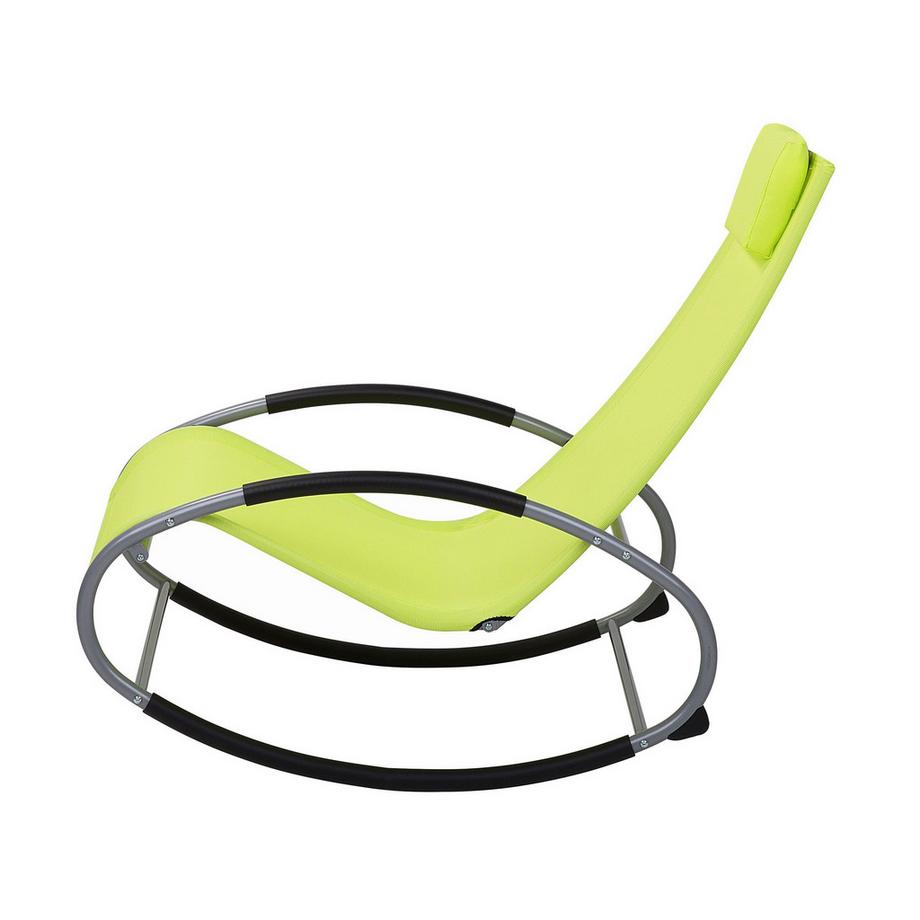 Beliani Transat à bascule en Acier Moderne CAMPO  