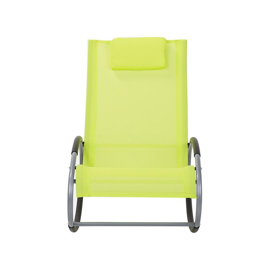 Beliani Transat à bascule en Acier Moderne CAMPO  