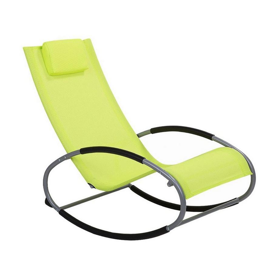 Beliani Transat à bascule en Acier Moderne CAMPO  