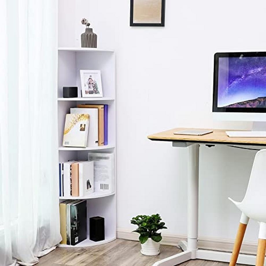 Pricenet 4-stufiges Eckregal: Maximieren Sie den Platz und präsentieren Sie Dekor  