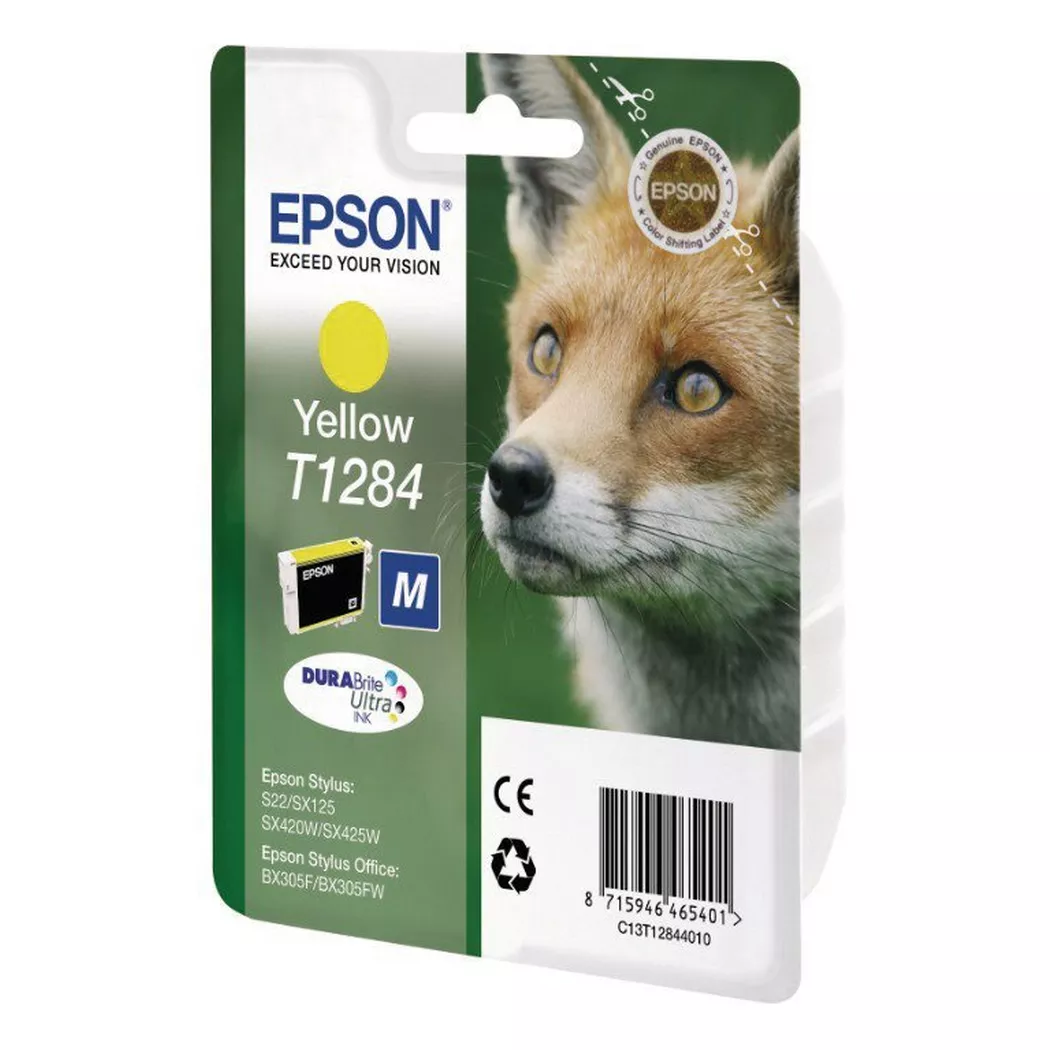 Epson – Tintenpatrone yellow T128440 Stylus S22 3.5ml, One Size