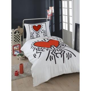 Keith Haring Love Set de linge de lit  