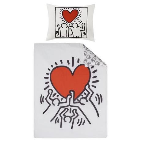 Keith Haring Love Set de linge de lit  