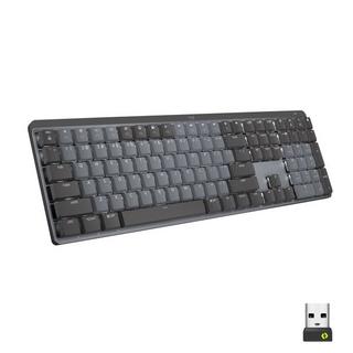 Logitech  MX Mechanical Tastatur RF Wireless + Bluetooth QWERTZ Schweiz Graphit, Grau 