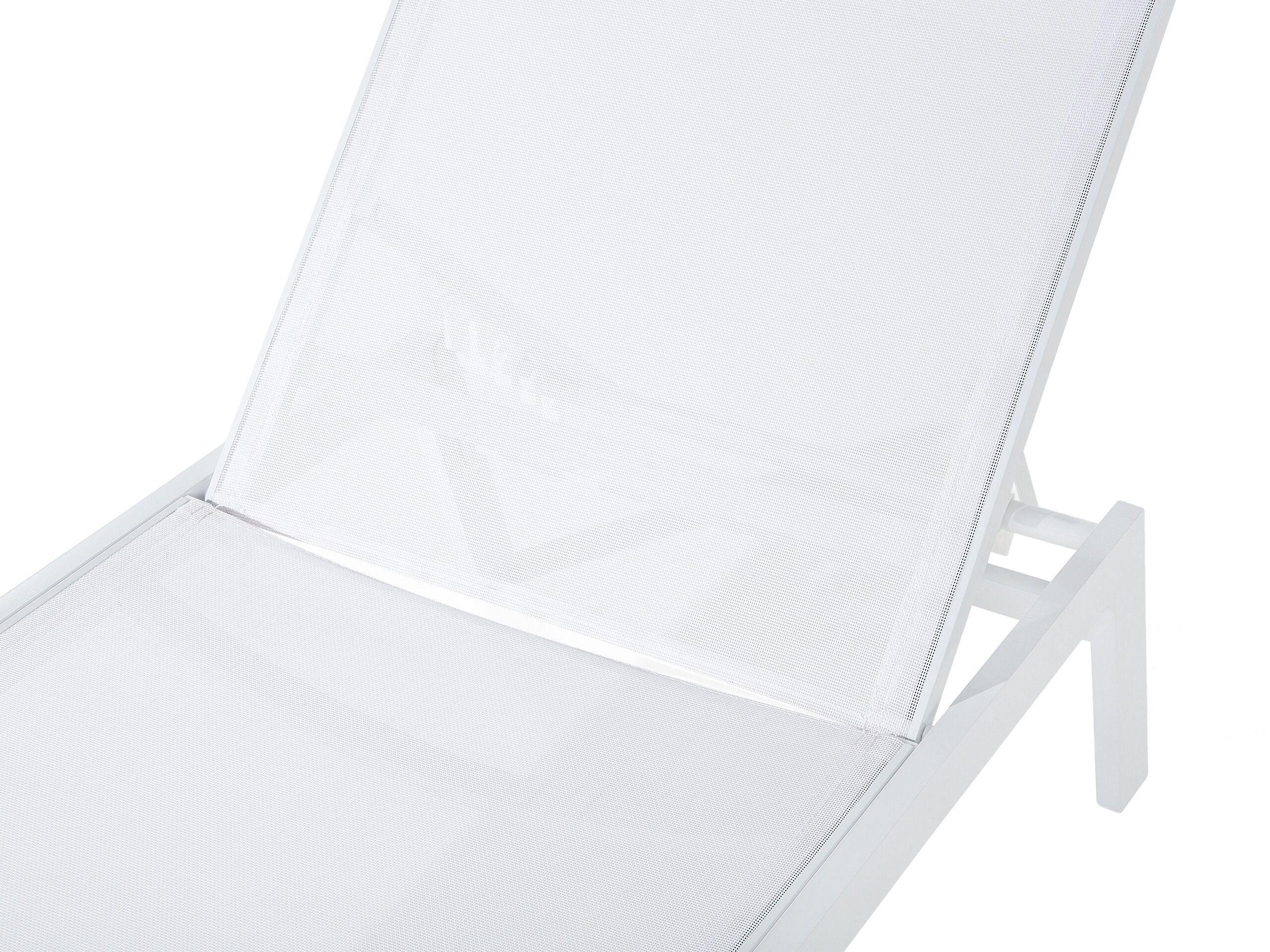 Beliani Lettino Prendisole en Alluminio Industriale CATANIA  