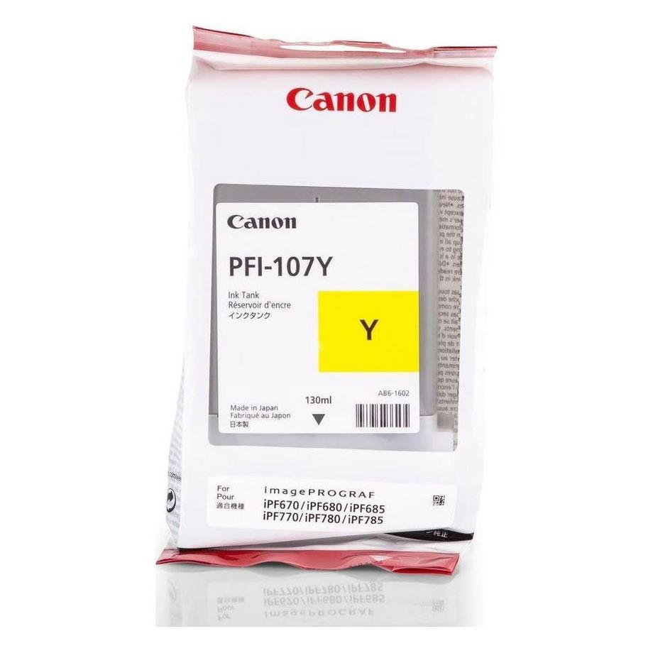 Canon  CANON Tintenpatrone yellow PFI107Y iPF 680/685 130ml 