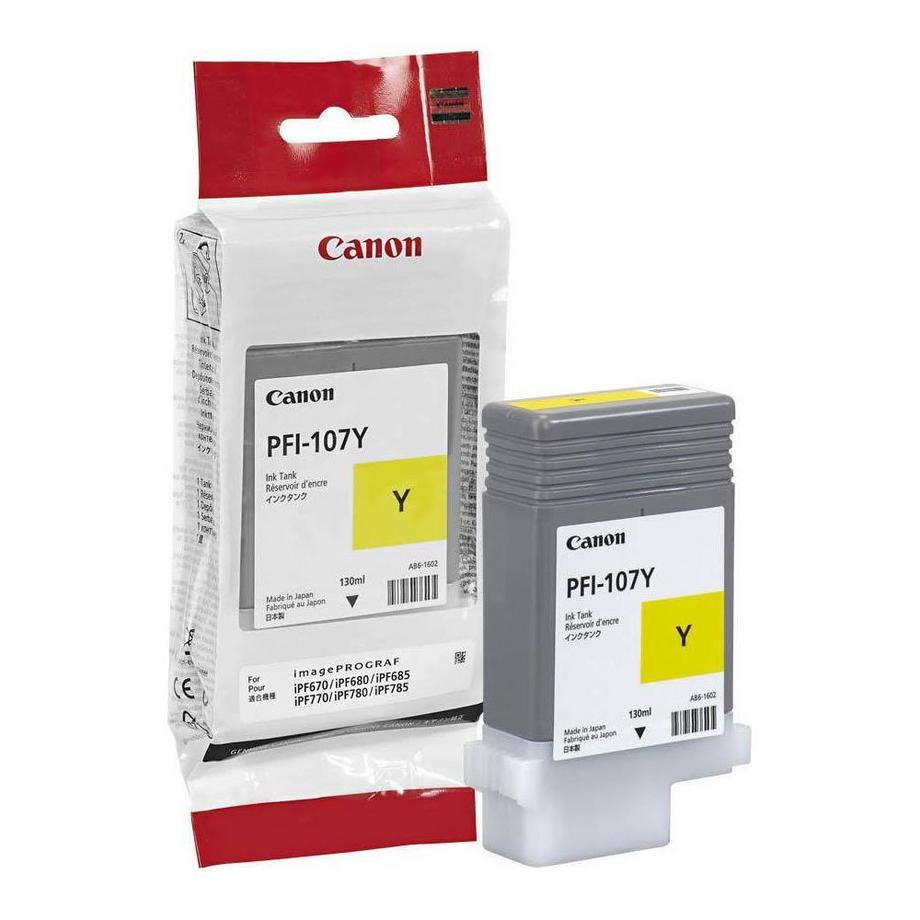 Canon  CANON Tintenpatrone yellow PFI107Y iPF 680/685 130ml 