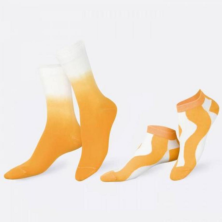 EatMySocks Iced Tea Mango 2 Paar Socken  