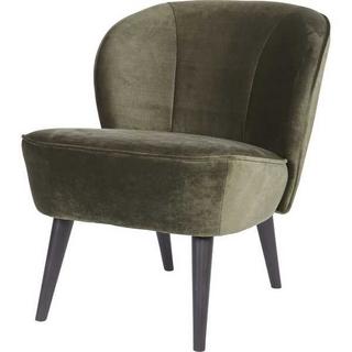 mutoni Fauteuil Sara Velours vert chaud  