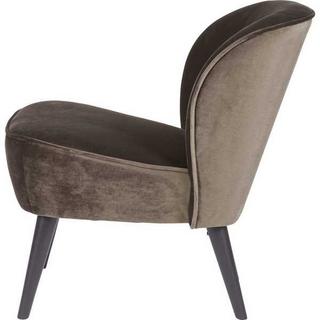 mutoni Fauteuil Sara Velours vert chaud  