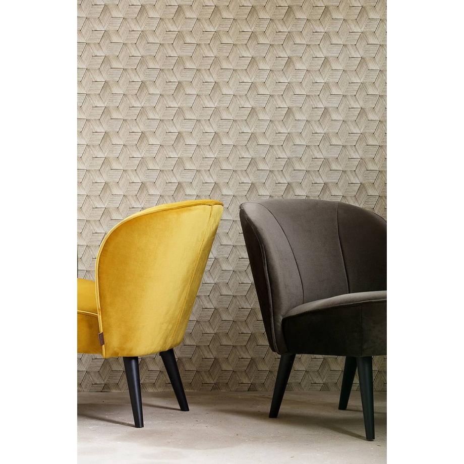 mutoni Sessel Sara Velvet warm green  