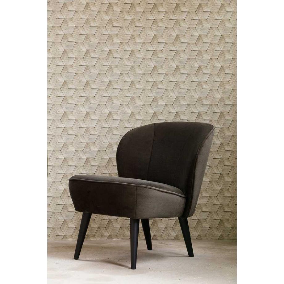 mutoni Sessel Sara Velvet warm green  