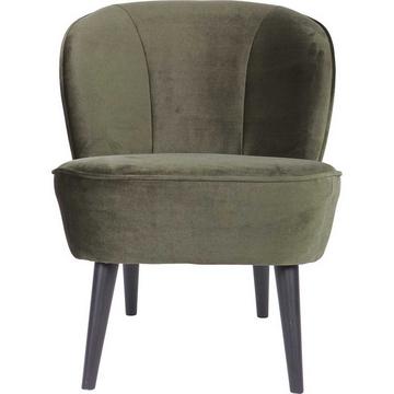 Fauteuil Sara Velvet vert chaud