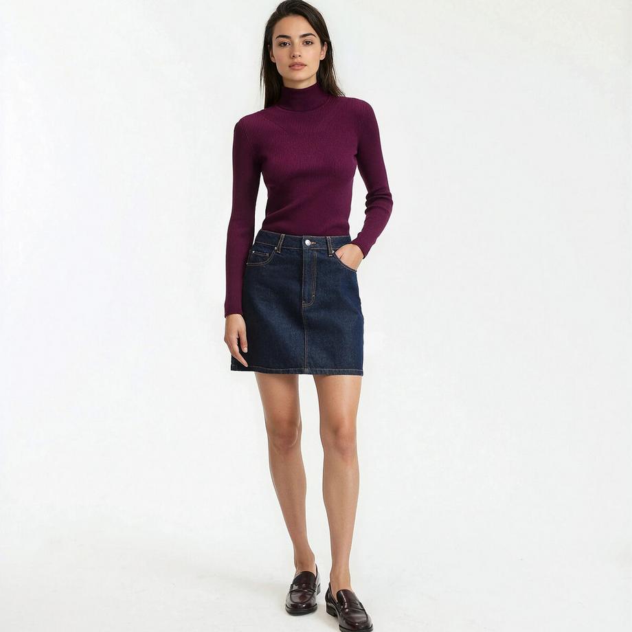 La Redoute Collections Feinstrick Rollkragenpullover  