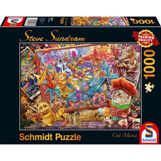 Schmidt  Puzzle Katzenmanie (1000Teile) 