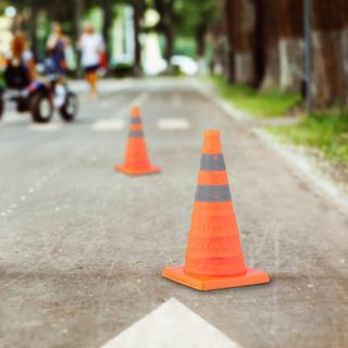 Northio Pylônes de conduite pliables en pack de 2  