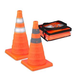 Northio Pylônes de conduite pliables en pack de 2  