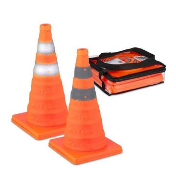 Pylônes de conduite pliables en pack de 2