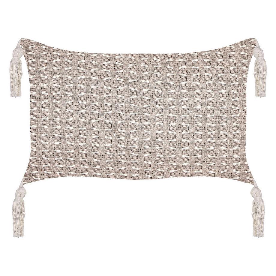 Beliani Dekokissen 2er Set aus Polyester Boho HAKONE  