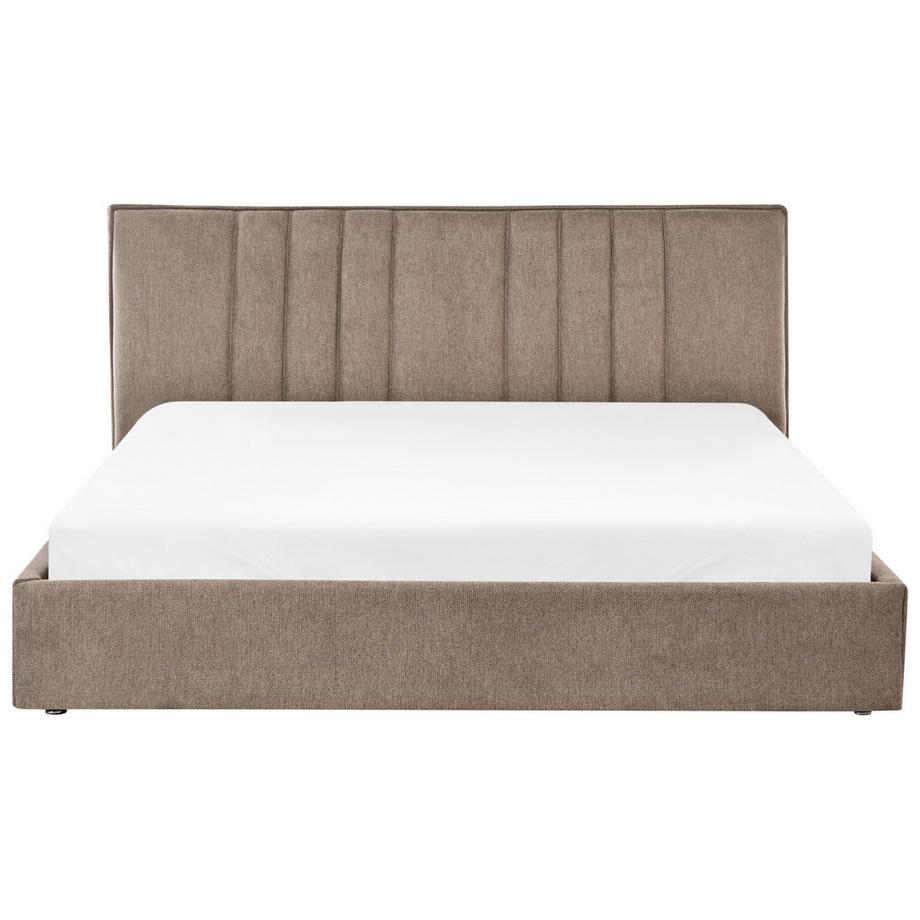 Beliani Lit ottoman en Tissu  TARASCON  