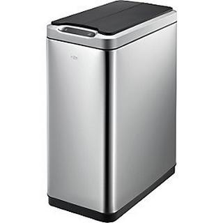 KAISER+KRAFT Contenitore per rifiuti con sensore PHANTOM, capacità 45 l, alt. x largh. x prof. 655 x 460 x 270 mm, acciaio inox, opaco.  