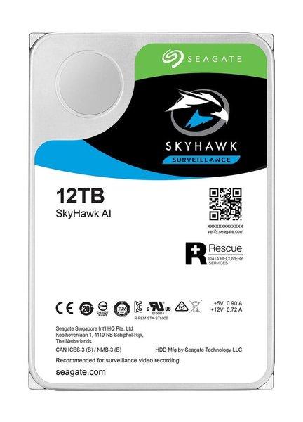 Seagate  Surveillance HDD Skyhawk AI disco rigido interno 12 TB 7200 Giri/min 256 MB 3.5" Serial ATA III 